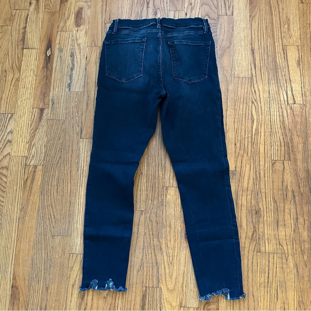 Frame Denim Blue Cropped Ankle Jeans - Picture 5 of 5